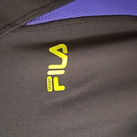 FILA Gray and Purple Womens Athletic Jacket - Picture 4 of 11